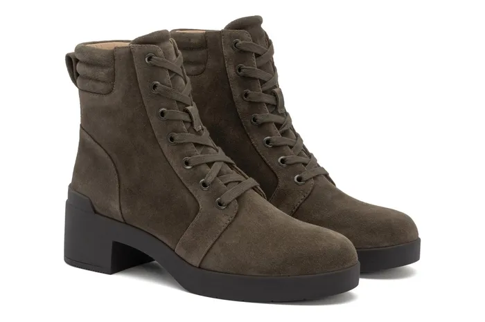 ABEO Footwear Capital Lace Olive Women Boots ABEO Footwear Capital Lace Olive Women Boots