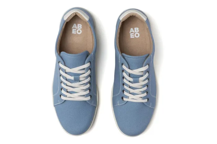 ABEO Footwear Encore Sneaker Faded Denim Canvas Women Sneakers ABEO Footwear Encore Sneaker Faded Denim Canvas Women Sneakers