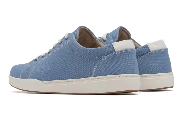 ABEO Footwear Encore Sneaker Faded Denim Canvas Women Sneakers ABEO Footwear Encore Sneaker Faded Denim Canvas Women Sneakers