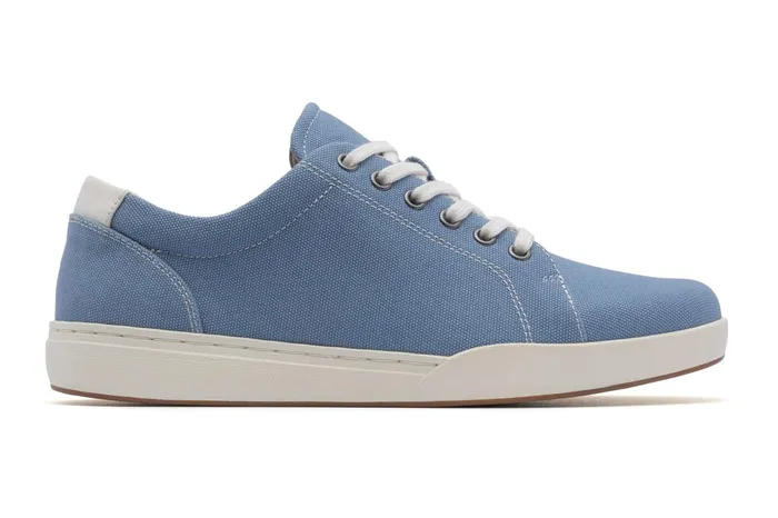 ABEO Footwear Encore Sneaker Faded Denim Canvas Women Sneakers ABEO Footwear Encore Sneaker Faded Denim Canvas Women Sneakers