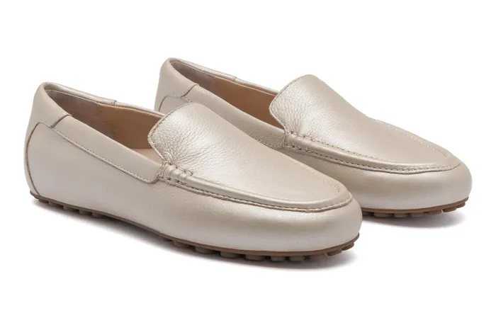 ABEO Footwear Harbor Gold Leather Women Dress
