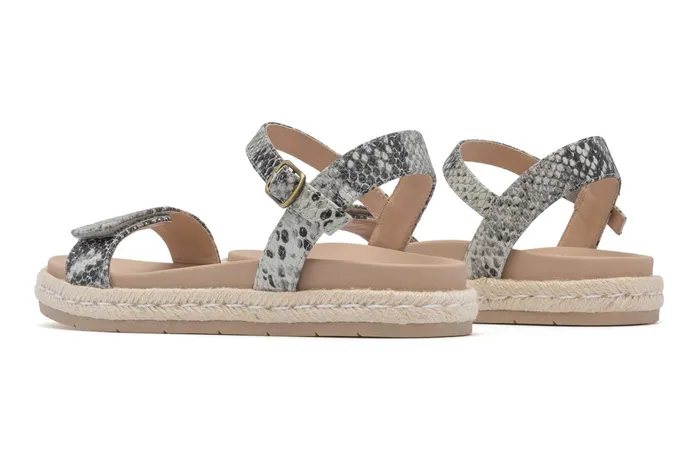 ABEO Footwear Isle Strap Snake Women Sandals