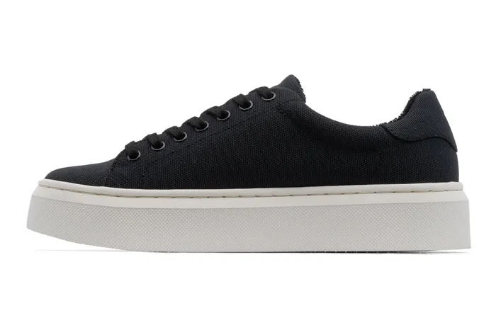 ABEO Footwear Jumpstreet Sneaker Black Canvas Women Sneakers