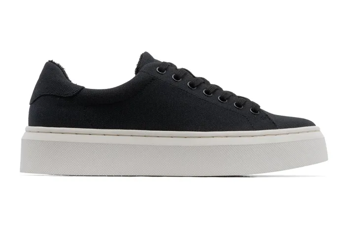 ABEO Footwear Jumpstreet Sneaker Black Canvas Women Sneakers