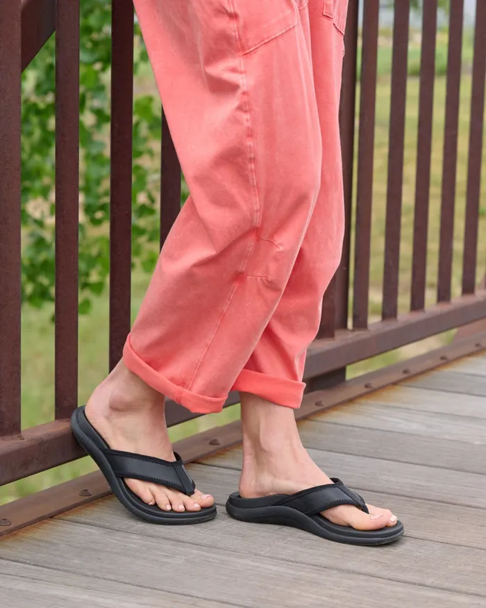 ABEO Footwear Laguna Sandal Black Women Sandals