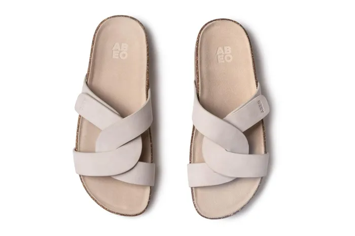ABEO Footwear Lanai Slide Grey Morn Women Sandals ABEO Footwear Lanai Slide Grey Morn Women Sandals