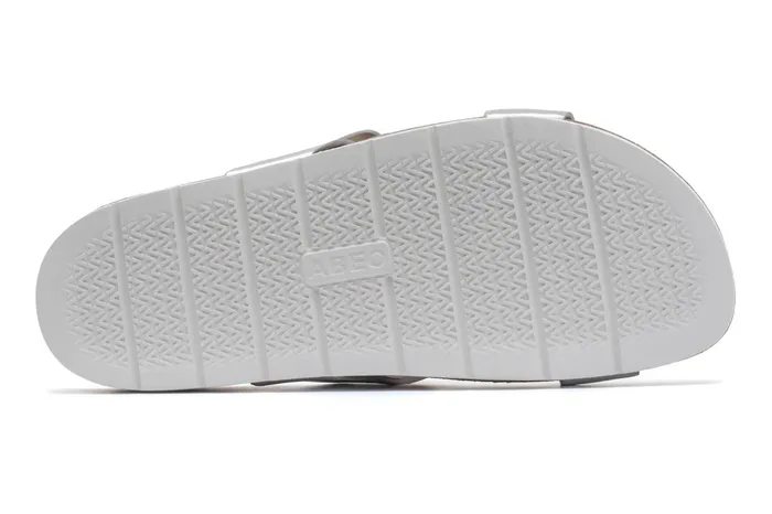 ABEO Footwear Lanai Slide Silver Women Sandals