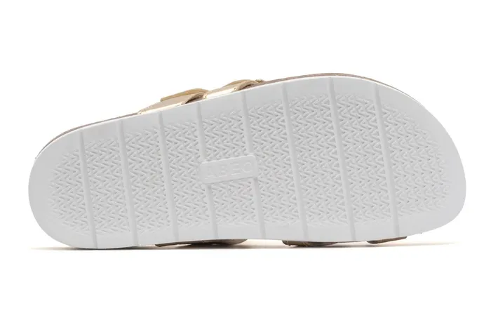ABEO Footwear Lanai Thong Sandal Light Gold Women Sandals