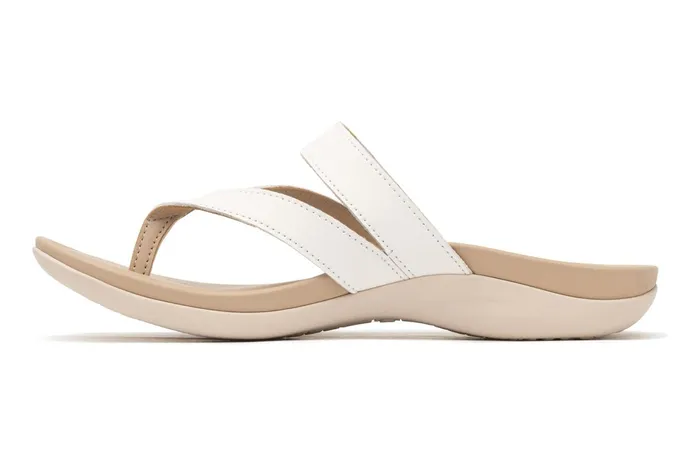 ABEO Footwear Oasis Thong Sandal White Women Sandals ABEO Footwear Oasis Thong Sandal White Women Sandals