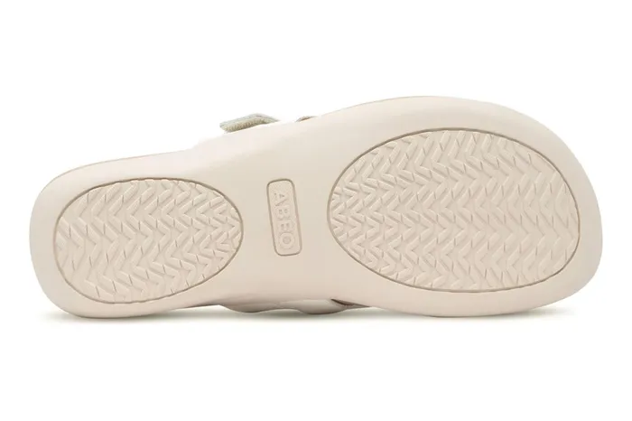 ABEO Footwear Oasis Thong Sandal White Women Sandals ABEO Footwear Oasis Thong Sandal White Women Sandals