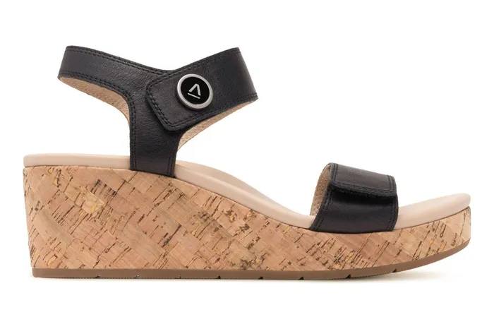 ABEO Footwear Riviera Strap Sandal Black Women Sandals ABEO Footwear Riviera Strap Sandal Black Women Sandals