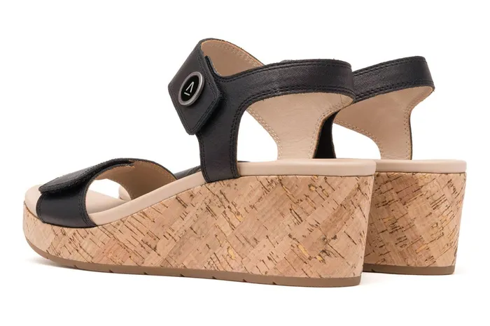 ABEO Footwear Riviera Strap Sandal Black Women Sandals ABEO Footwear Riviera Strap Sandal Black Women Sandals