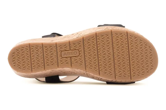 ABEO Footwear Riviera Strap Sandal Black Women Sandals ABEO Footwear Riviera Strap Sandal Black Women Sandals