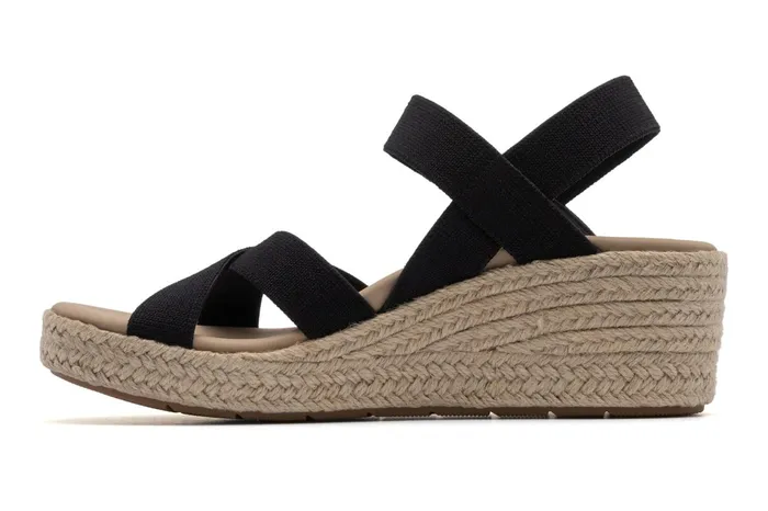 ABEO Footwear Riviera Stretch Black Women Sandals