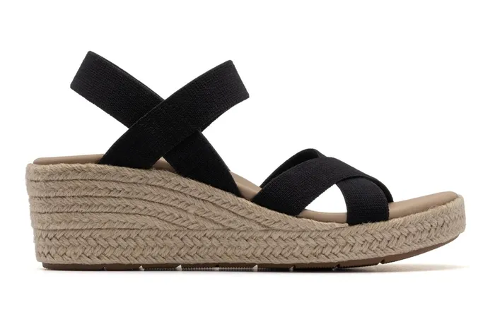 ABEO Footwear Riviera Stretch Black Women Sandals
