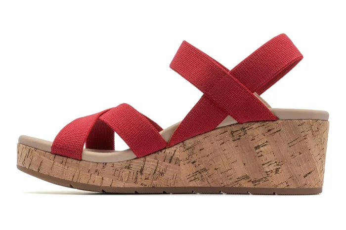 ABEO Footwear Riviera Stretch Red Women Sandals ABEO Footwear Riviera Stretch Red Women Sandals