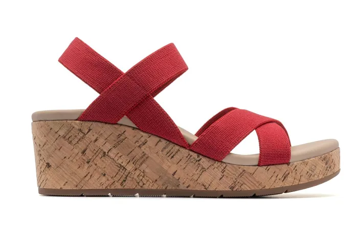 ABEO Footwear Riviera Stretch Red Women Sandals ABEO Footwear Riviera Stretch Red Women Sandals