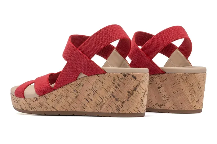 ABEO Footwear Riviera Stretch Red Women Sandals ABEO Footwear Riviera Stretch Red Women Sandals
