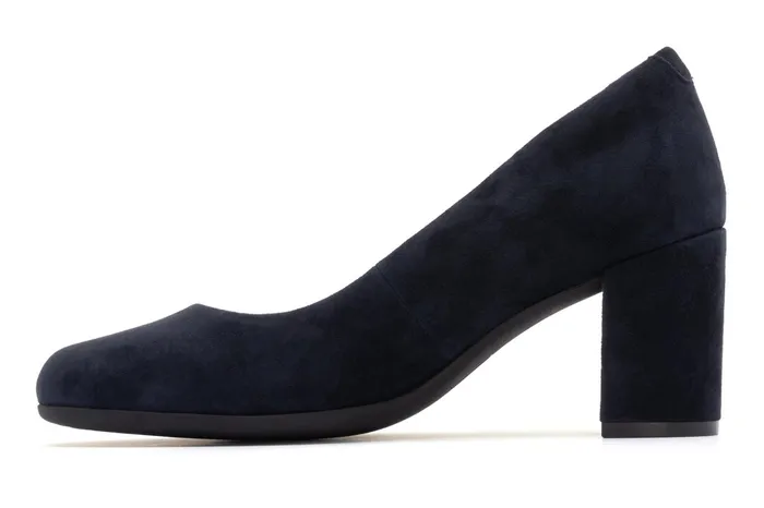 ABEO Footwear Tempo Pump Navy Suede Women Dress