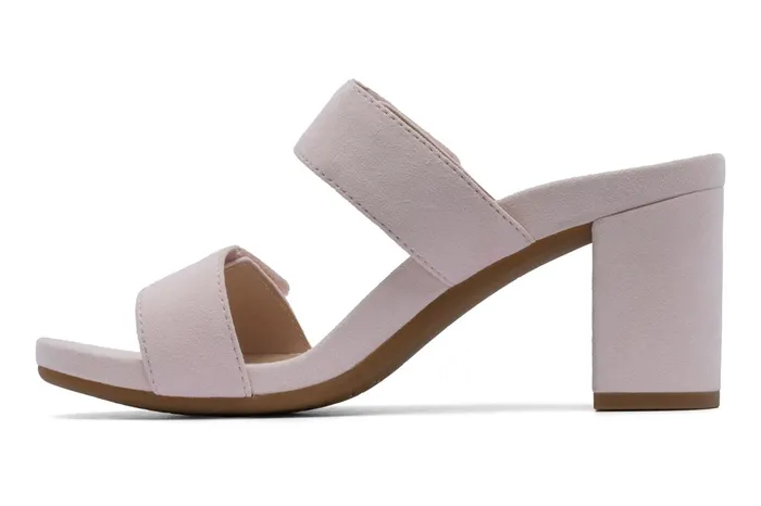 ABEO Footwear Tempo Slide Pink Suede Women Dress