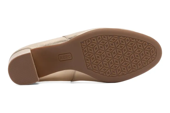 ABEO Footwear Tempo Slingback Light Gold Women Dress