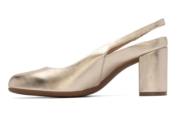 ABEO Footwear Tempo Slingback Light Gold Women Dress