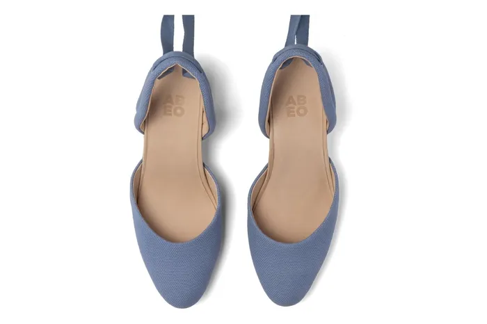 ABEO Footwear Veranda Espadrille Lace Denim Canvas Women Dress
