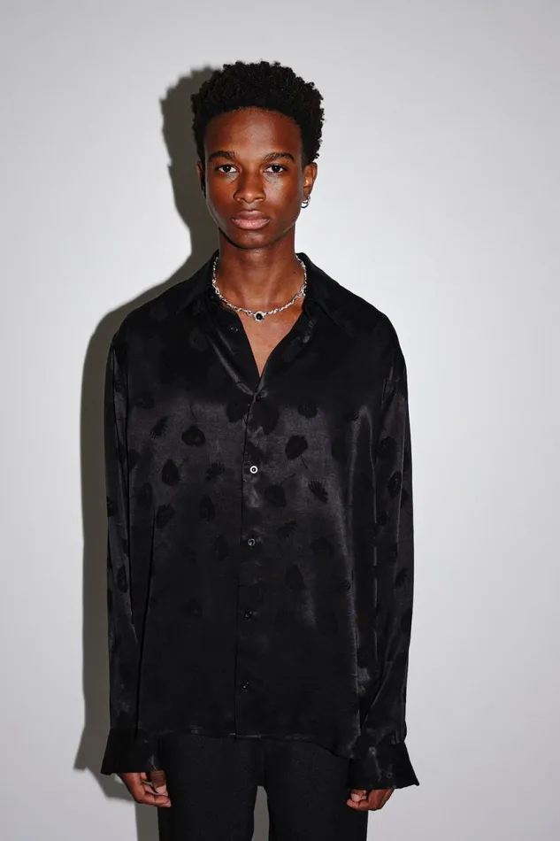 Adriel Jacquard 8211 Black Men Won Hundred Shirts Adriel Jacquard 8211 Black Men Won Hundred Shirts