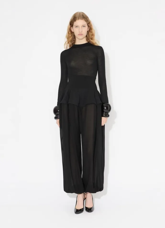 Alaa Bodysuits and Leggings CASHMERE BODYSUIT Black 8211 Women Alaa Bodysuits and Leggings CASHMERE BODYSUIT Black 8211 Women