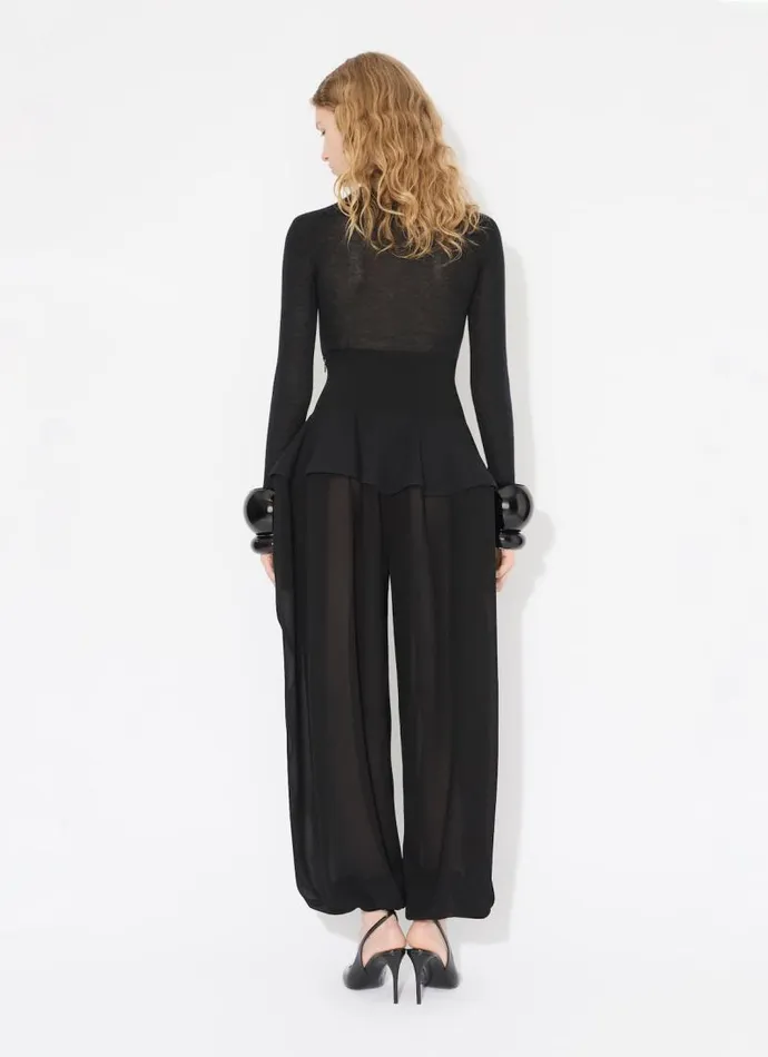 Alaa Bodysuits and Leggings CASHMERE BODYSUIT Black 8211 Women Alaa Bodysuits and Leggings CASHMERE BODYSUIT Black 8211 Women