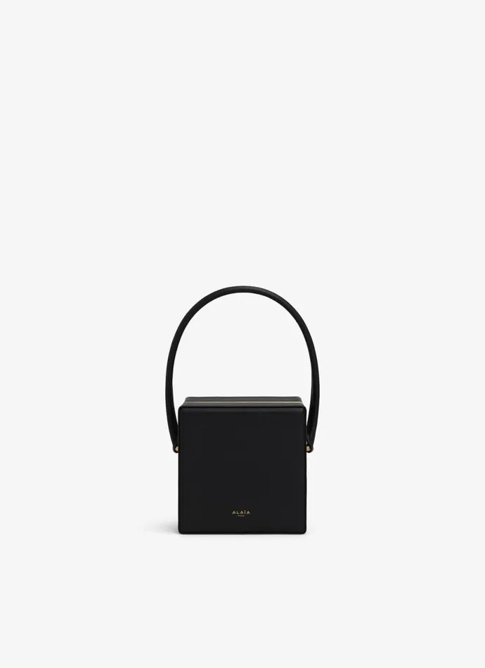Alaa CrossBody Bags CUBE MINAUDIERE IN LAMBSKIN Black 8211 Women
