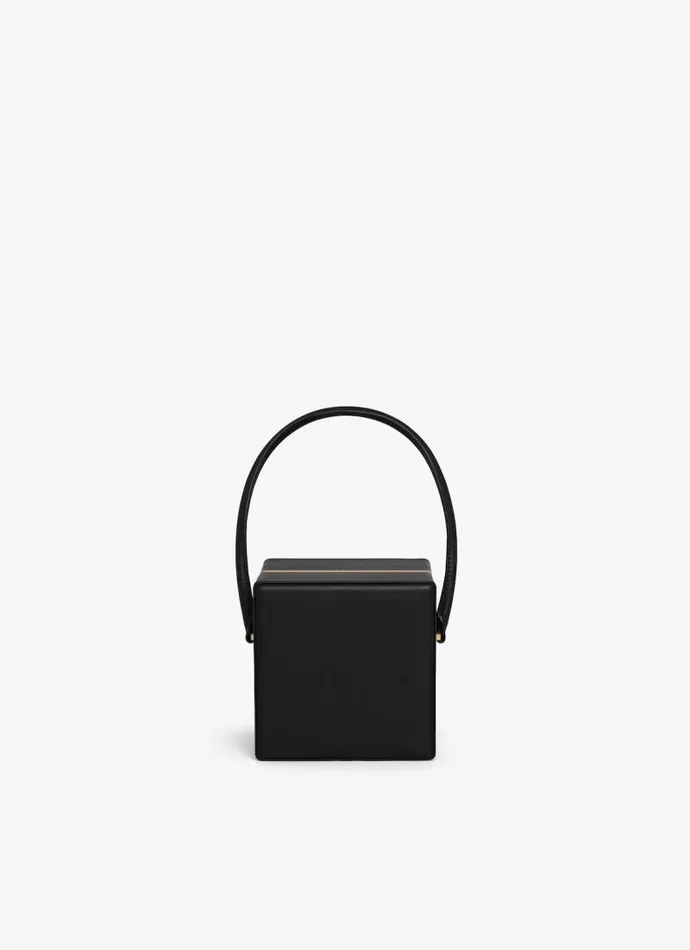 Alaa CrossBody Bags CUBE MINAUDIERE IN LAMBSKIN Black 8211 Women