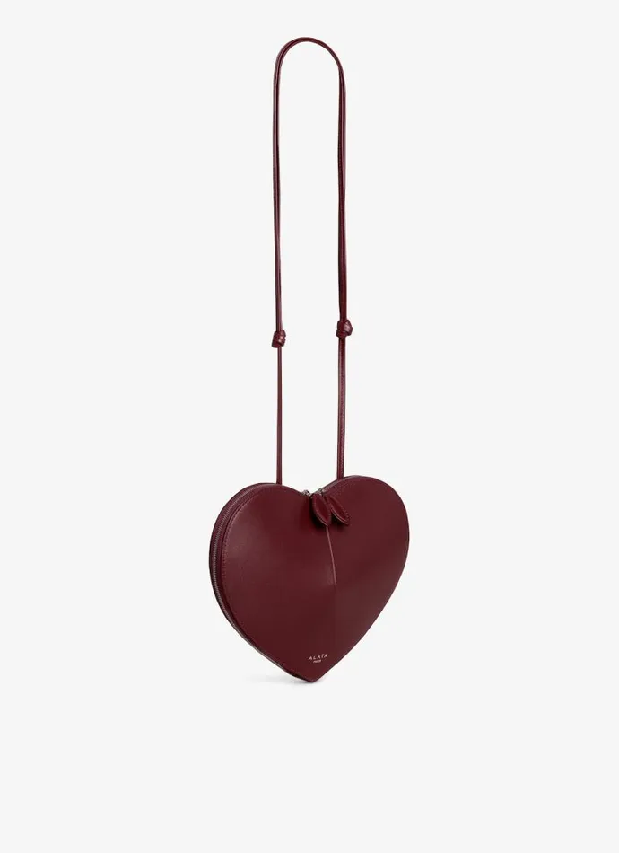 Alaa CrossBody Bags LE CUR BAG IN CALFSKIN Red 8211 Women Alaa CrossBody Bags LE CUR BAG IN CALFSKIN Red 8211 Women