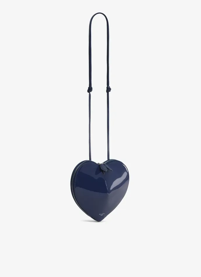 Alaa CrossBody Bags LE CUR BAG IN PATENT LEATHER Dark Blue 8211 Women Alaa CrossBody Bags LE CUR BAG IN PATENT LEATHER Dark Blue 8211 Women