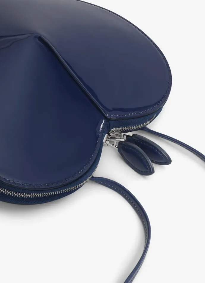 Alaa CrossBody Bags LE CUR BAG IN PATENT LEATHER Dark Blue 8211 Women Alaa CrossBody Bags LE CUR BAG IN PATENT LEATHER Dark Blue 8211 Women
