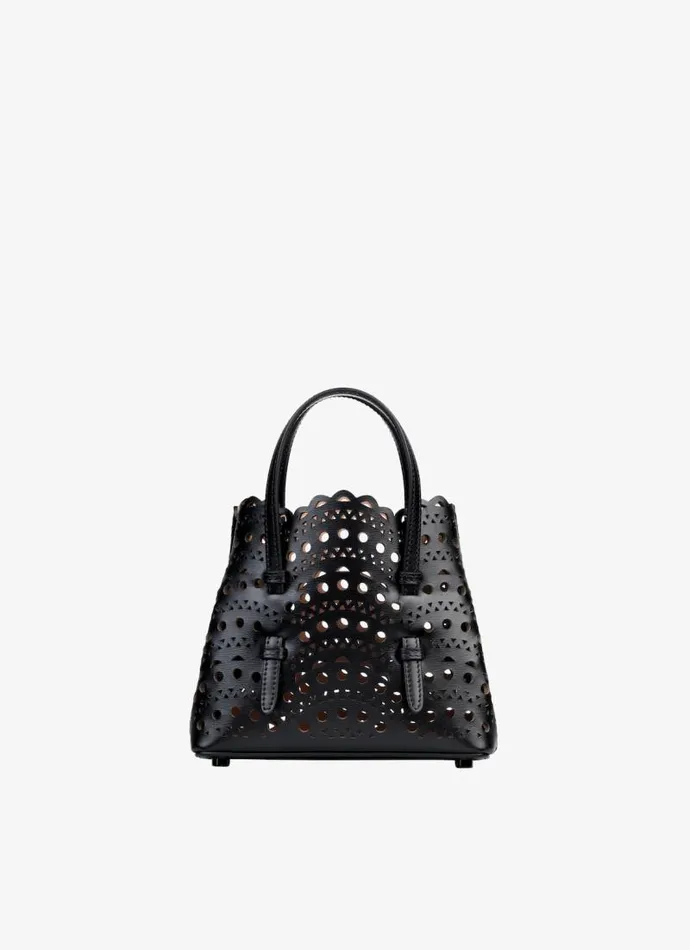 Alaa CrossBody Bags Mina 16 Bag In Vienne Wave Calfskin Black 8211 Women