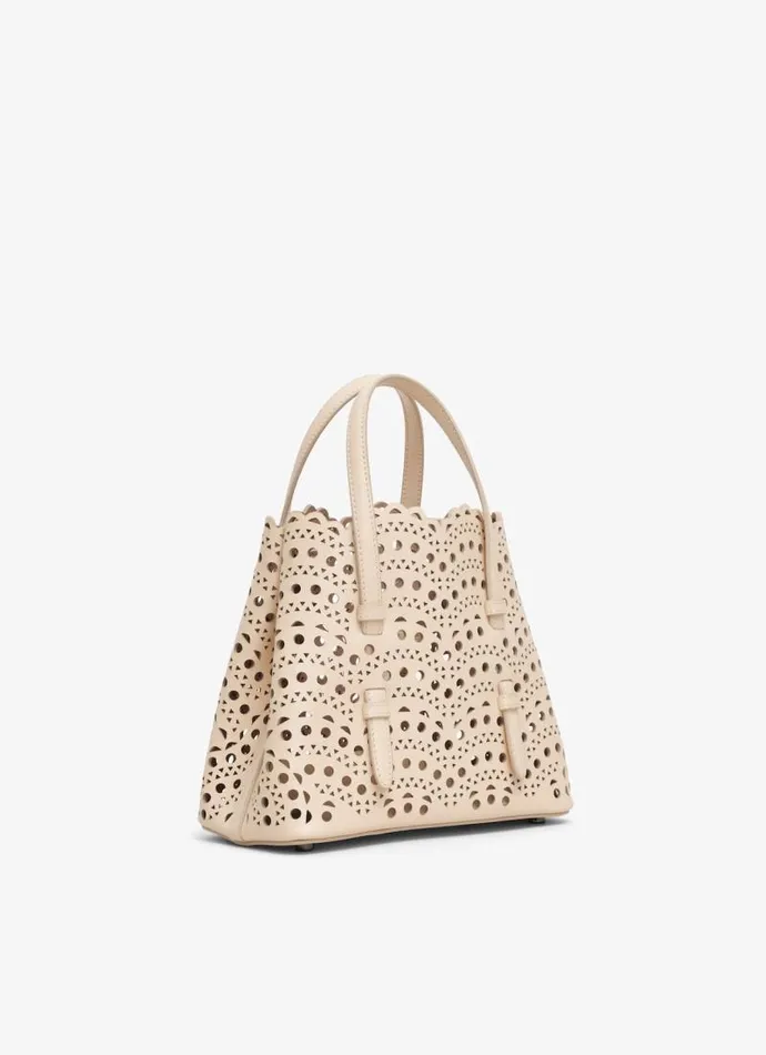 Alaa CrossBody Bags MINA 20 BAG IN VIENNE WAVE CALFSKIN Dune 8211 Women Alaa CrossBody Bags MINA 20 BAG IN VIENNE WAVE CALFSKIN Dune 8211 Women