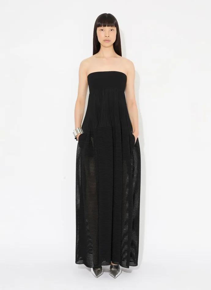 Alaa Dresses LONG CRINOLINE KNIT DRESS 8211 Women