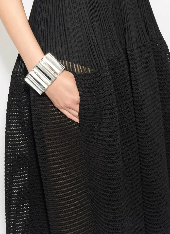 Alaa Dresses LONG CRINOLINE KNIT DRESS 8211 Women
