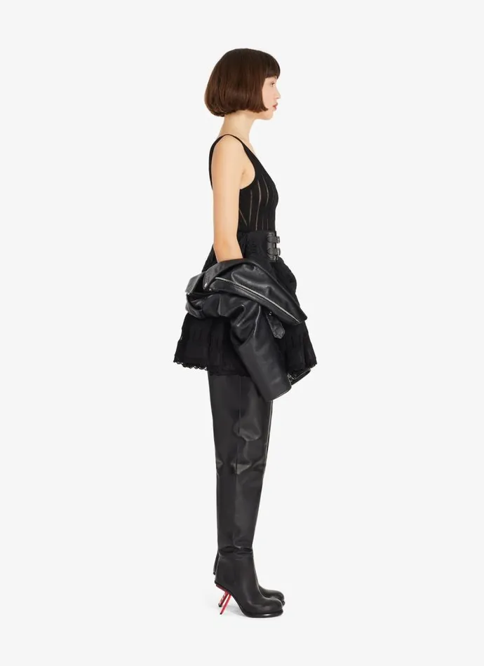 Alaa Dresses Shiny Crinoline Dress Black 8211 Women
