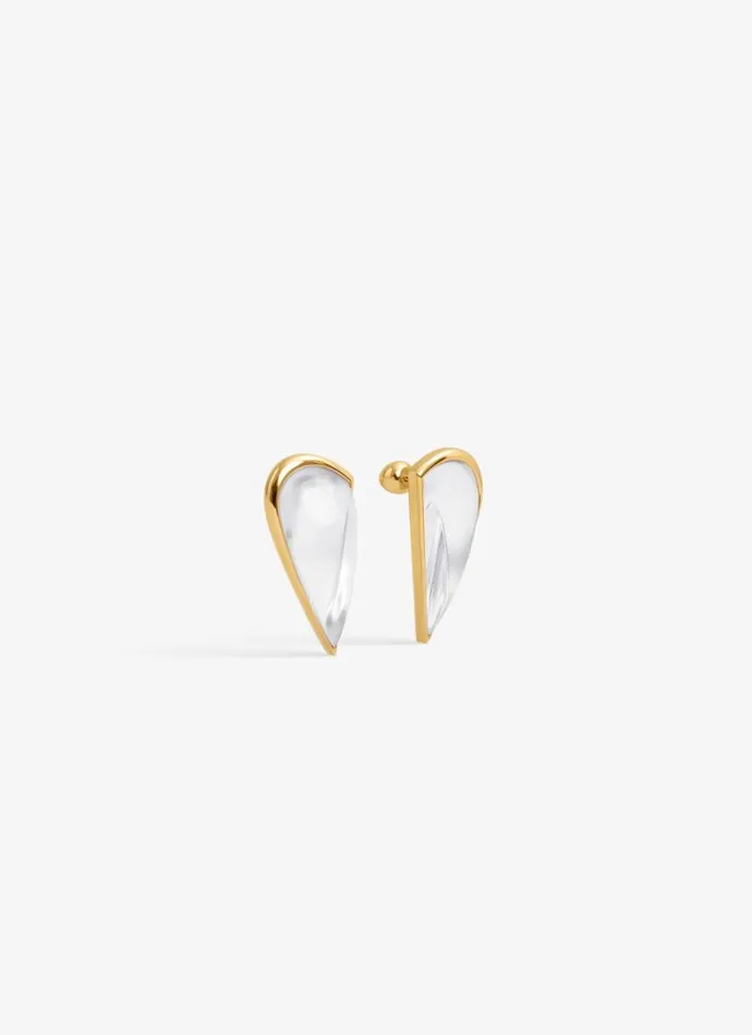 Alaa Jewels DEMICUR BOMBE EARRINGS Transparent 8211 Women