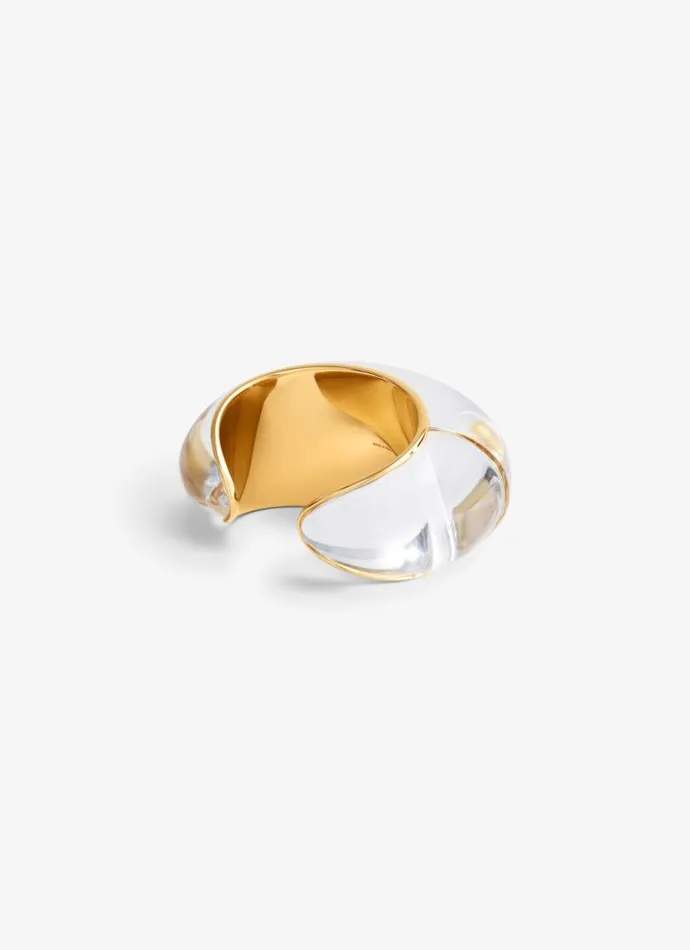Alaa Jewels SPECCHIO CUFF Blacktransparent 8211 Women Alaa Jewels SPECCHIO CUFF Blacktransparent 8211 Women