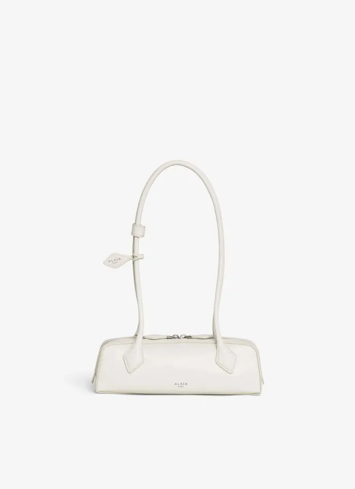 Alaa Le Teckel LE TECKEL SMALL BAG IN GOATSKIN Ivory 8211 Women