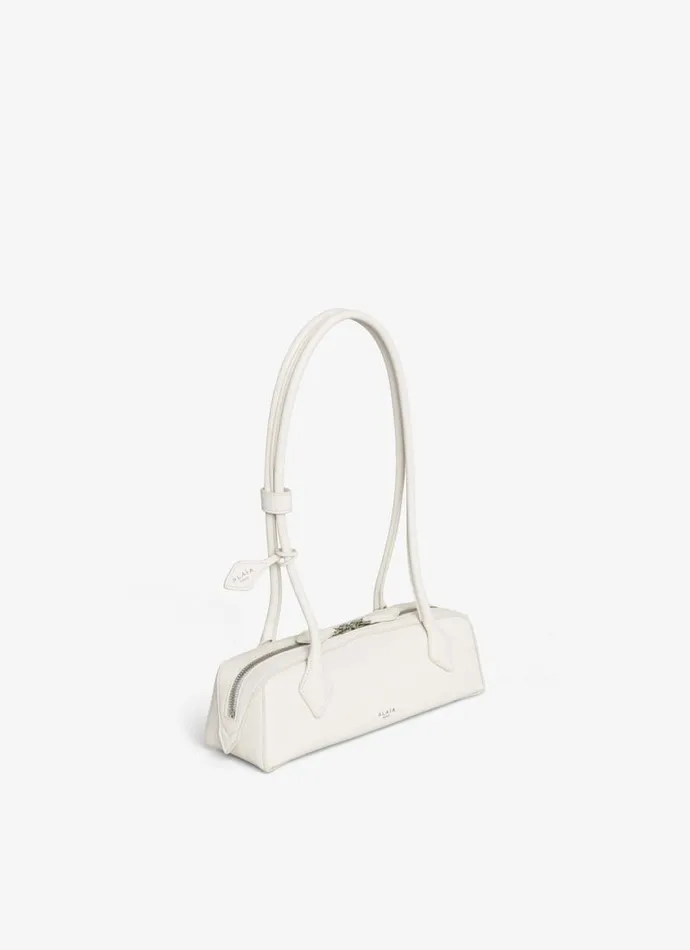 Alaa Le Teckel LE TECKEL SMALL BAG IN GOATSKIN Ivory 8211 Women Alaa Le Teckel LE TECKEL SMALL BAG IN GOATSKIN Ivory 8211 Women