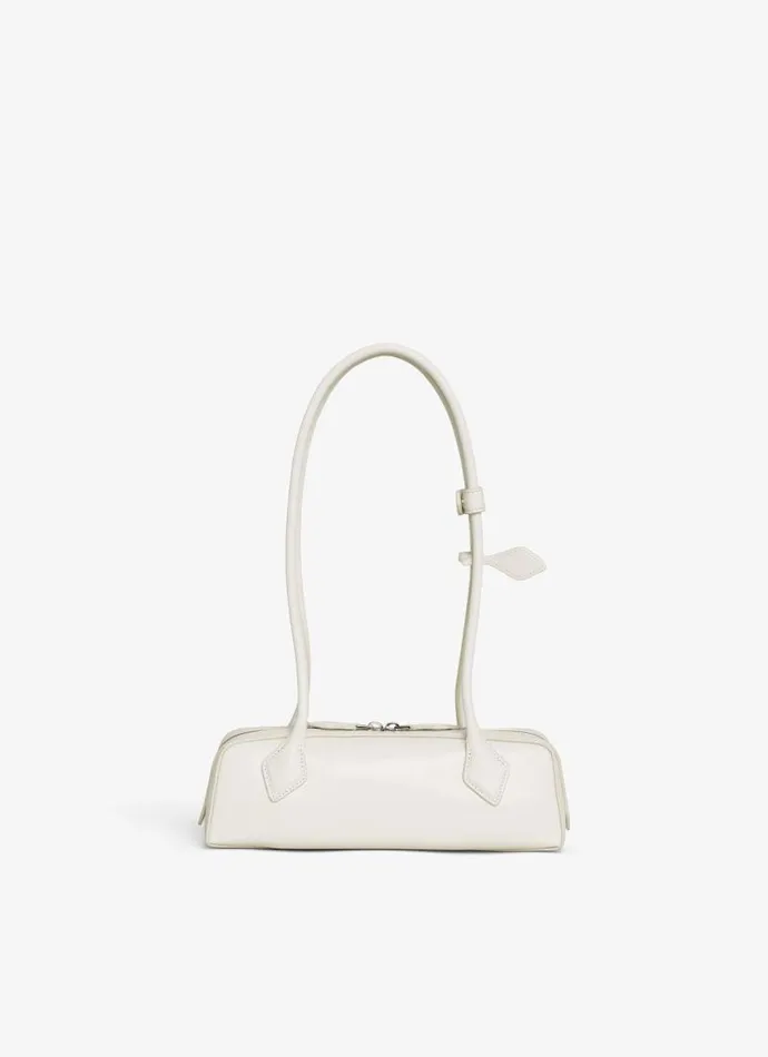 Alaa Le Teckel LE TECKEL SMALL BAG IN GOATSKIN Ivory 8211 Women Alaa Le Teckel LE TECKEL SMALL BAG IN GOATSKIN Ivory 8211 Women