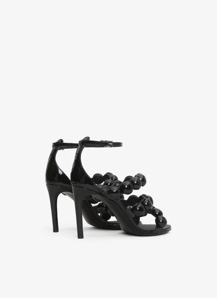 Alaa Sandals SPHERE SANDALS IN PATENT LEATHER Black 8211 Women Alaa Sandals SPHERE SANDALS IN PATENT LEATHER Black 8211 Women