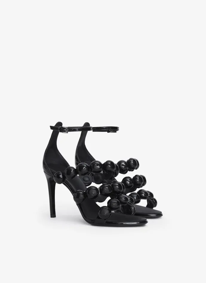 Alaa Sandals SPHERE SANDALS IN PATENT LEATHER Black 8211 Women Alaa Sandals SPHERE SANDALS IN PATENT LEATHER Black 8211 Women