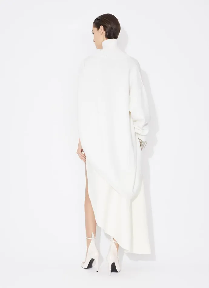Alaa Skirts FLUID ASYMMETRIC SKIRT White 8211 Women