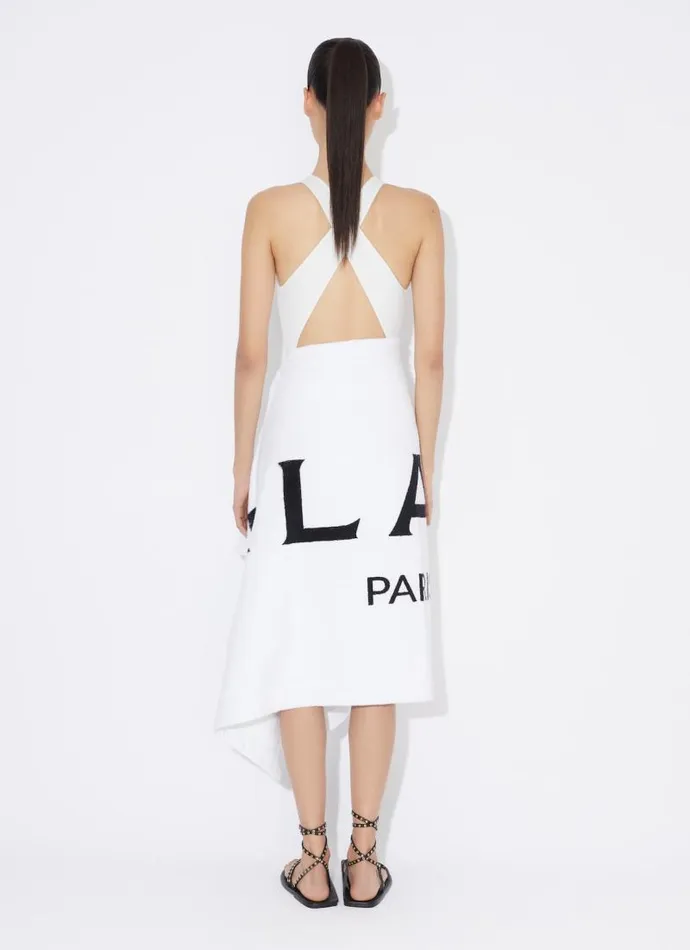 Alaa Skirts TOWEL SKIRT IN COTTON TERRY White 8211 Women