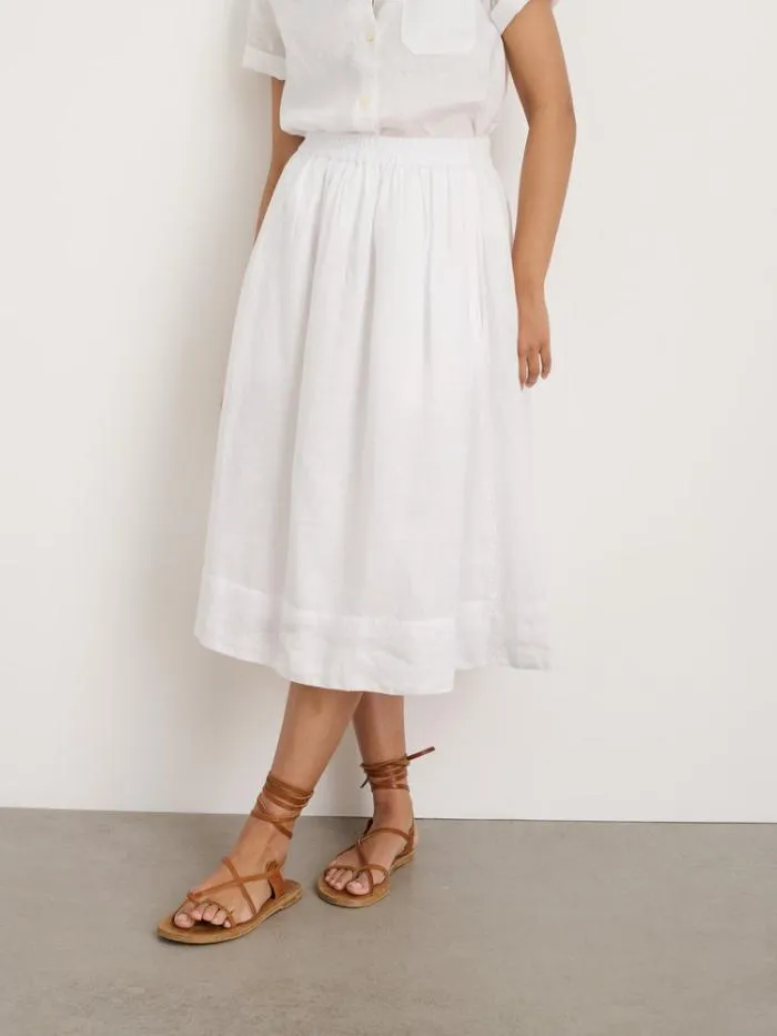 Alex Mill Dresses Skirts Standard Skirt In Linen White 8211 Women